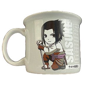 Caneca Camp Sasuke Chibi Naruto Shippuden - Clube Comix