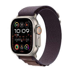 Apple Watch Ultra 2 49mm, Celular + GPS Caixa Titânio, Pulseira Indigo - Apple