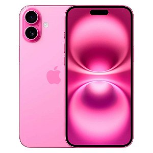 Smartphone iPhone 16 256gb, Câmera de 48Mp, Rede 5G eSim, Rosa - Apple