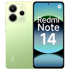 Smartphone Redmi Note 14 256gb/8gb de RAM, Câmera de 108Mp, Tela AMOLED 120Hz, Versão Global, Verde - Xiaomi