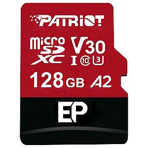 Cartão de Memória Micro SD 128GB 100Mbs - Patriot