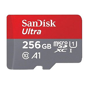 Cartão de Memória Micro SD 256GB 100Mbs Ultra Classe 10 - Sandisk