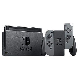 Console Nintendo Switch V2 Destravado 256gb (Seminovo) - Cinza