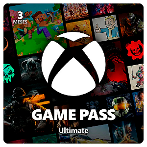 Gift Card Xbox Game Pass Ultimate 3 Meses - Código Digital