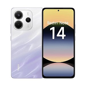 Smartphone Redmi Note 14 128gb/6gb de RAM, Câmera de 108Mp, Tela AMOLED 120Hz, Versão Global, Roxo - Xiaomi