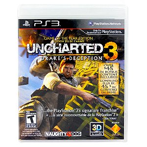 Jogo Uncharted 3 Drake's Deception Game of The Year Edition (Seminovo) - PS3