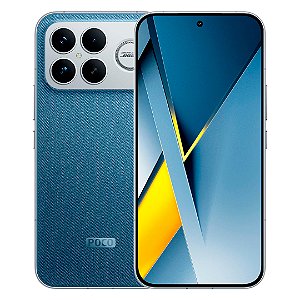 Smartphone Poco F8 Ultra 5G 512GB/16GB RAM, AMOLED 120Hz, Câmera 50Mp, Versão Global, Azul - Xiaomi