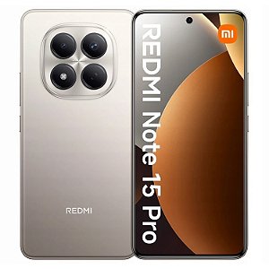 Smartphone Redmi Note 15 Pro 256gb/8gb de RAM, Câmera de 200Mp, Tela AMOLED 120Hz, Versão Global, Titânio - Xiaomi