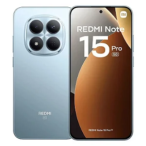 Smartphone Redmi Note 15 Pro 5G 512gb/8gb de RAM, Câmera de 200Mp, Tela AMOLED 120Hz, Versão Global, Azul - Xiaomi