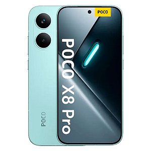 Smartphone Poco X8 Pro 5G 256GB/8GB RAM, Tela AMOLED 120Hz, Câmera 50Mp, Versão Global, Verde - Xiaomi