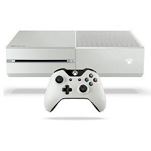 Console Xbox One Fat 500gb Branco - Microsoft (Seminovo)