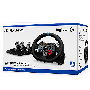 Volante G29 Com Pedal Para PS3, PS4, PS5 e PC - Logitech