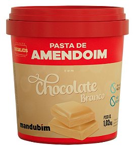 Pasta de Amendoim com Chocolate Branco 1,02 Quilos