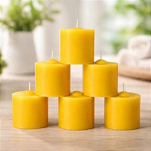 Caixa com 6 velas 90g - citronela