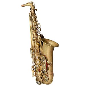 SAXOFONE ALTO DOLPHIN DESPLACADO SEMINOVO