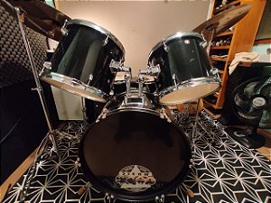 Bateria  acústica gang music completa com pratos USADA