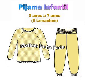 Pijama Infantil 3 a 7 anos