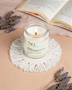 Kit Vela Aromática + Porta Vela