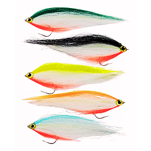 Fly Fishing Mosca Streamer para pesca com mosca kit 5 iscas
