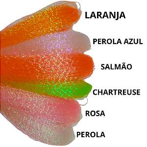 Cristal Flash  Brilho Holográfico Atado de Moscas e Jigs fly