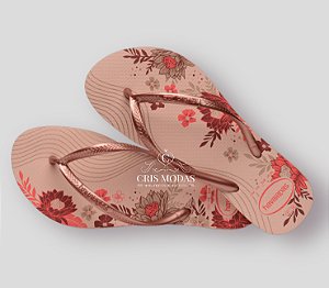 Chinelo Havaianas Slim Organic