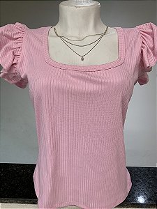 Blusa manga babado