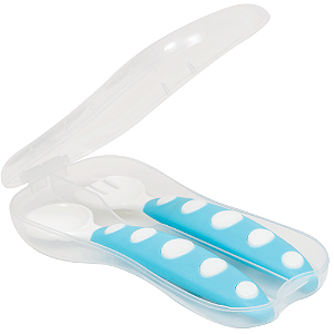 Kit Talher Azul com Case - Buba