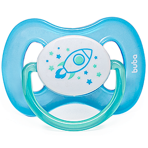 Chupeta Comfort Noturna Foguete Tam 2 - Buba