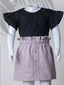 Blusa Minimalista Babadinhos - Preta