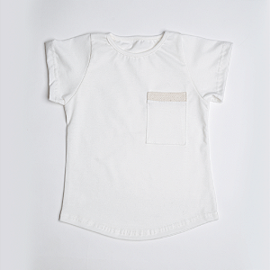 Camiseta Minimalista - Off White