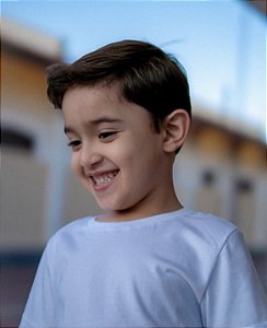 T-Shirt Básica 100% Algodão - Branca