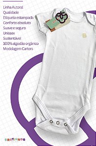Body Brotinhos 100% Algodão Orgânico - Branco