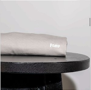 T-shirt Manga Curta 100% Algodão -  Bege Gelo