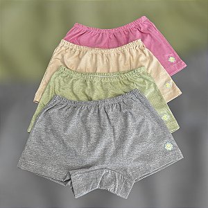 Calcinha Shortinho 100% Algodão - GG (8-10 anos)