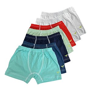 Cueca Box 100% Algodão - GG (8-10 anos)