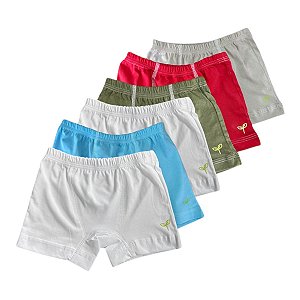 Cueca Box 100% Algodão - G (8-10 anos)