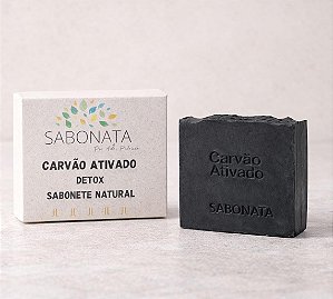 Sabonete Natural Detox de Carvão Ativado