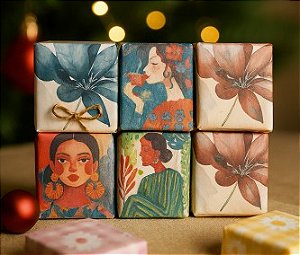 Sabonete Vegetal de Argila Branca e Óleo de Linhaça Dourada