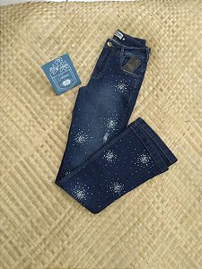 Calça flaire country com strass