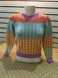 Semi cropped em tricot M