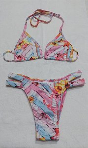 Biquini infantil estampado 6/7 anos