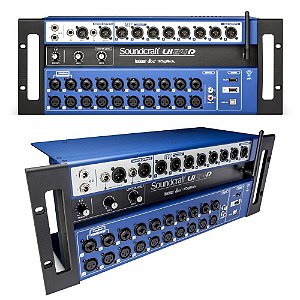 Kit Mixer Mesa De Som Digital UI24R com BAG - Soundcraft