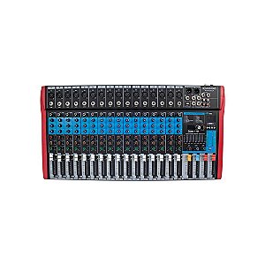 Mesa de Som - MS162 EUX - 16 Canais - Bluetooth - Soundvoice