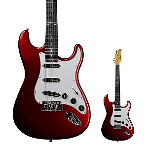 Guitarra Stratocaster EWA EWR200 MRD - Captadores Noiseless Kent