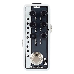 Pedal Preamp Mooer 005 Brown Sound 3 – Amplificador Britânico