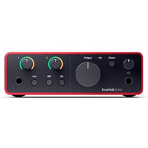 Focusrite Scarlett Solo gen3 オーディオIF Interface Scarlett Solo 4ª Geração – Qualidade de Estúdio em Casa