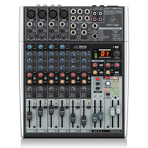 Mesa de Som Behringer XENYX X1204USB. 12 canais, 4 prés XENYX