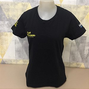 Baby look Ipe Amarelo - Preta