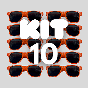 KIT 10 BALLON FESTA LARANJA