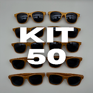 KIT 50 BALLON FESTA DOURADO
